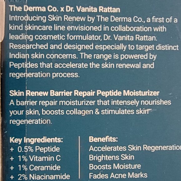 TWO (2) Skin Renew Dr V Blue Barrier Repair Peptide Moisturizers NEW Sealed - Picture 8 of 14